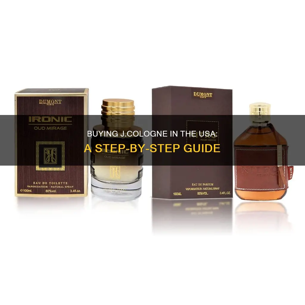 how to buy j cologne in usa