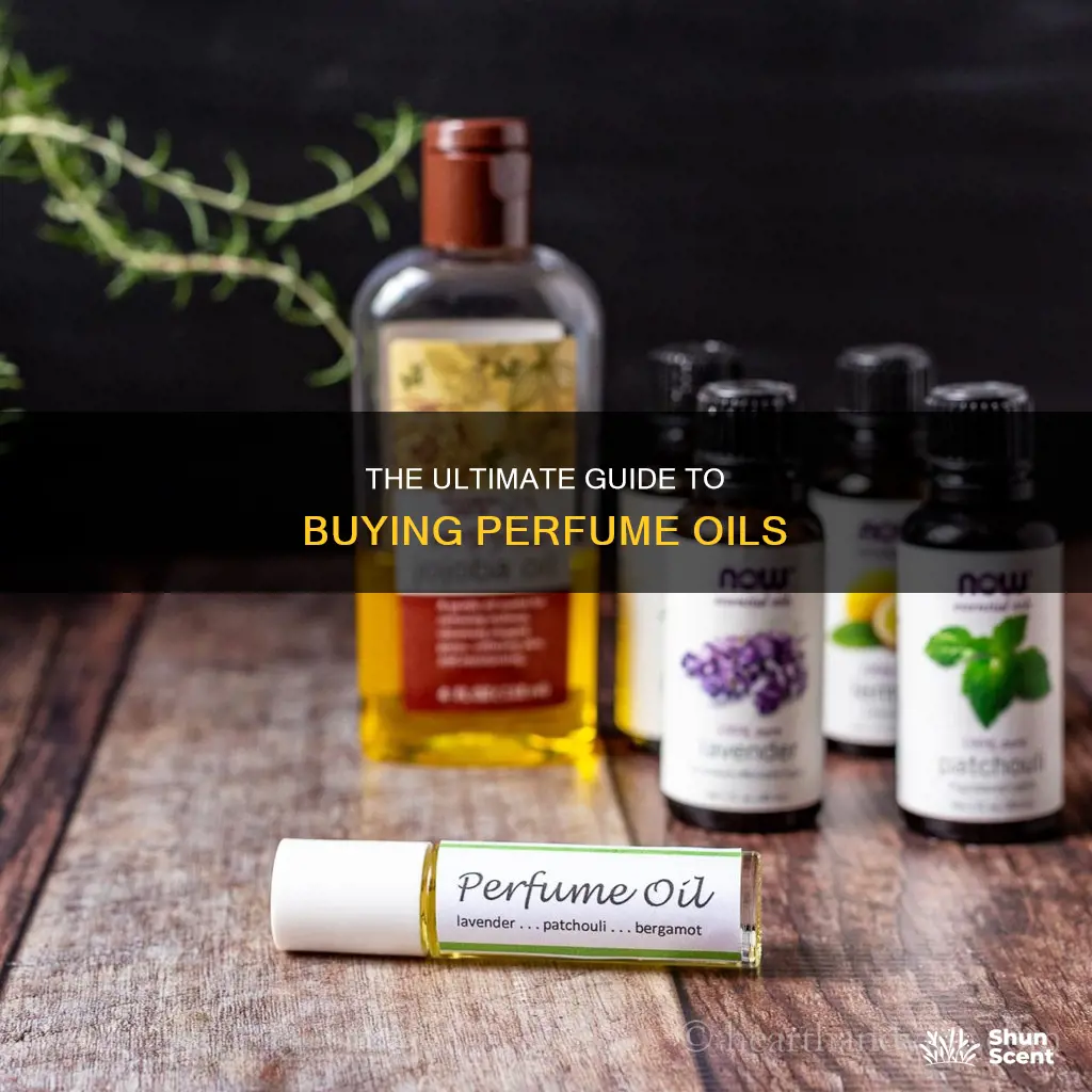 how to buy perfume oils