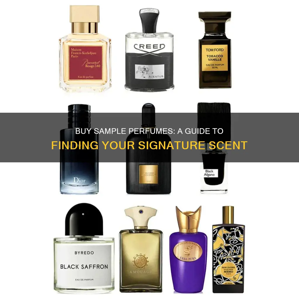 how to buy sample perfume