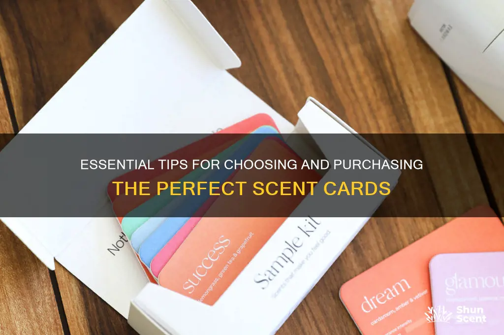 how to buy scent cards