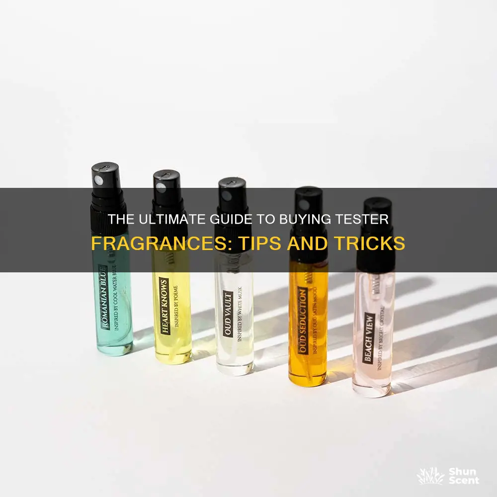 how to buy tester fragrances