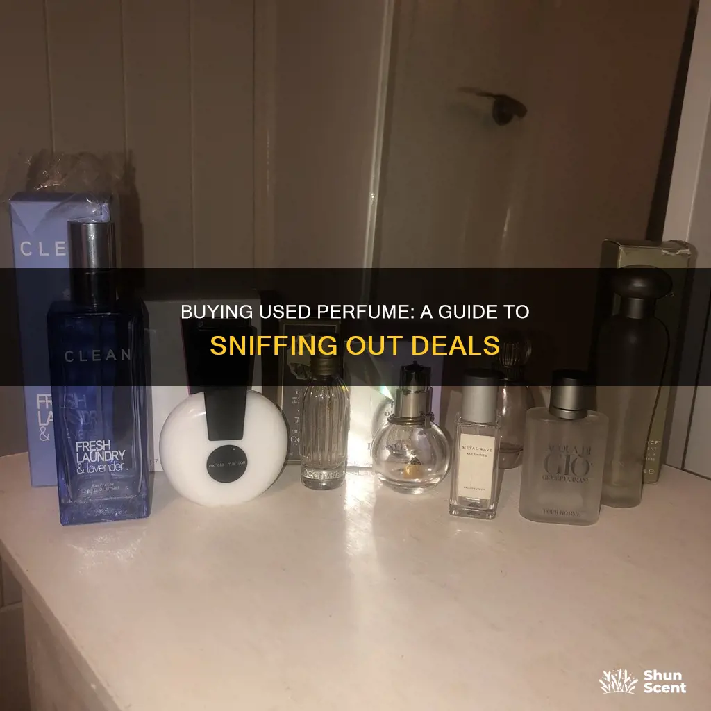 how to buy used perfume