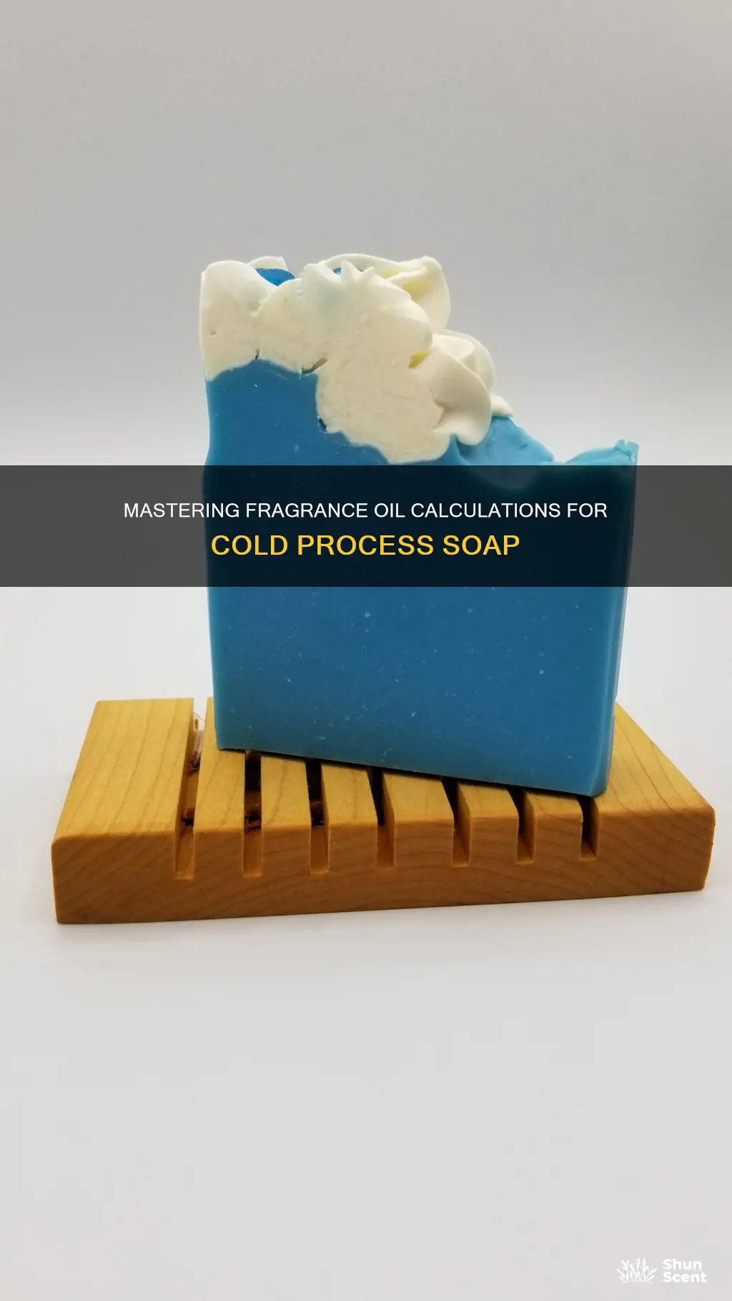 how to calculate fragrance oil for cold process soap