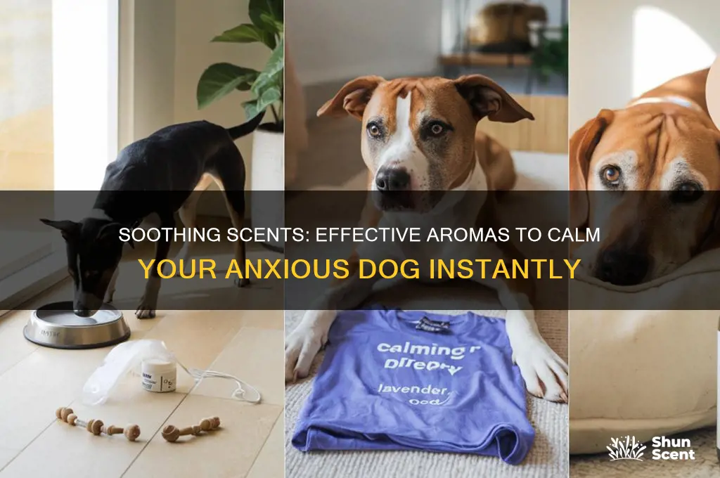 how to calm dog down scents