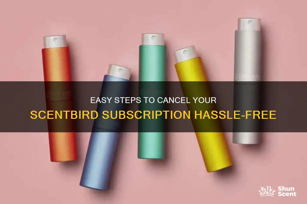 how to cancel scent bird
