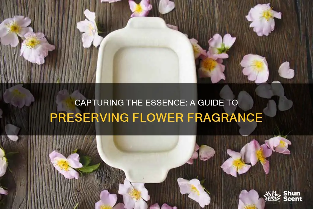 how to capture flower fragrance