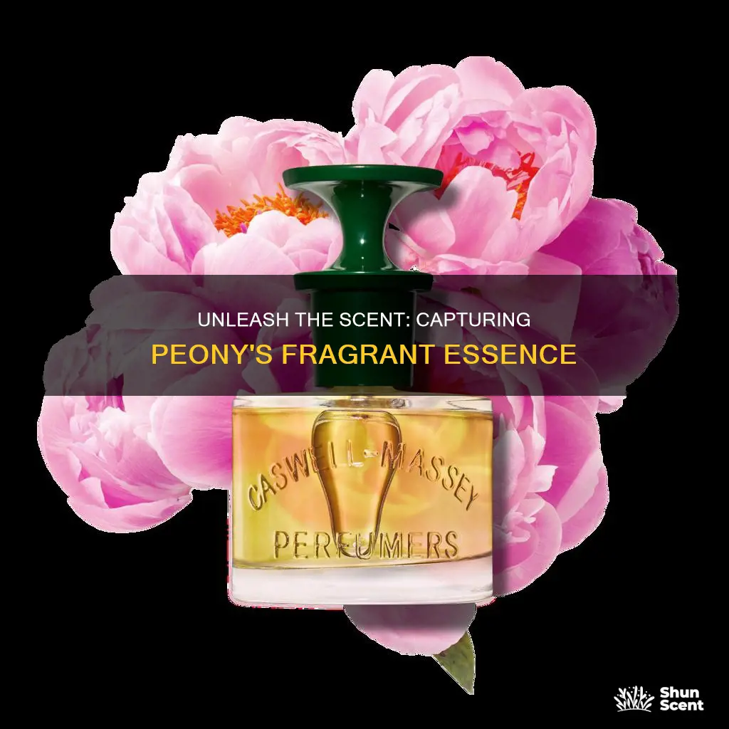 how to capture peonies fragrance