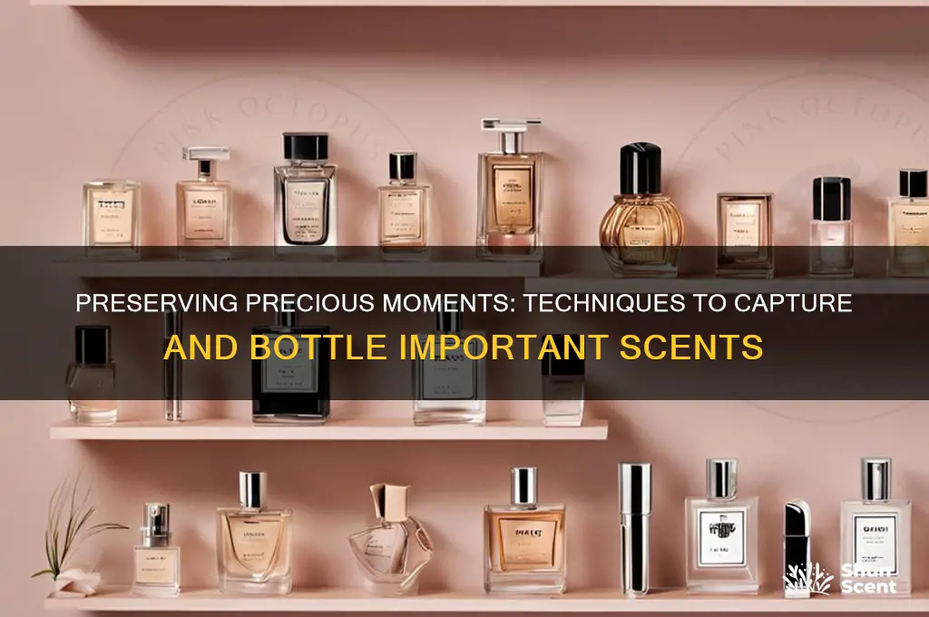 how to capture the scent of something important