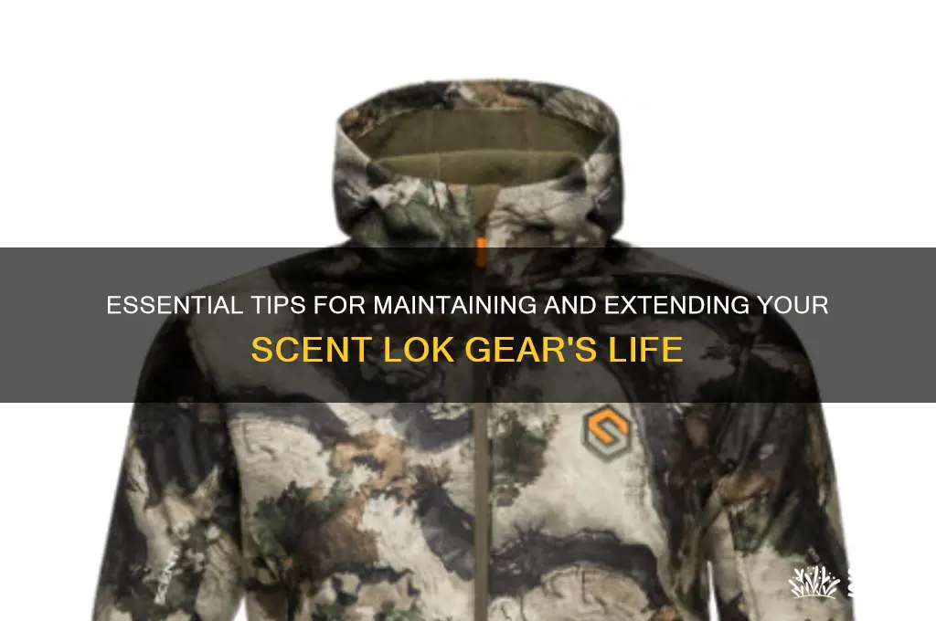 how to care for scent lok clothing