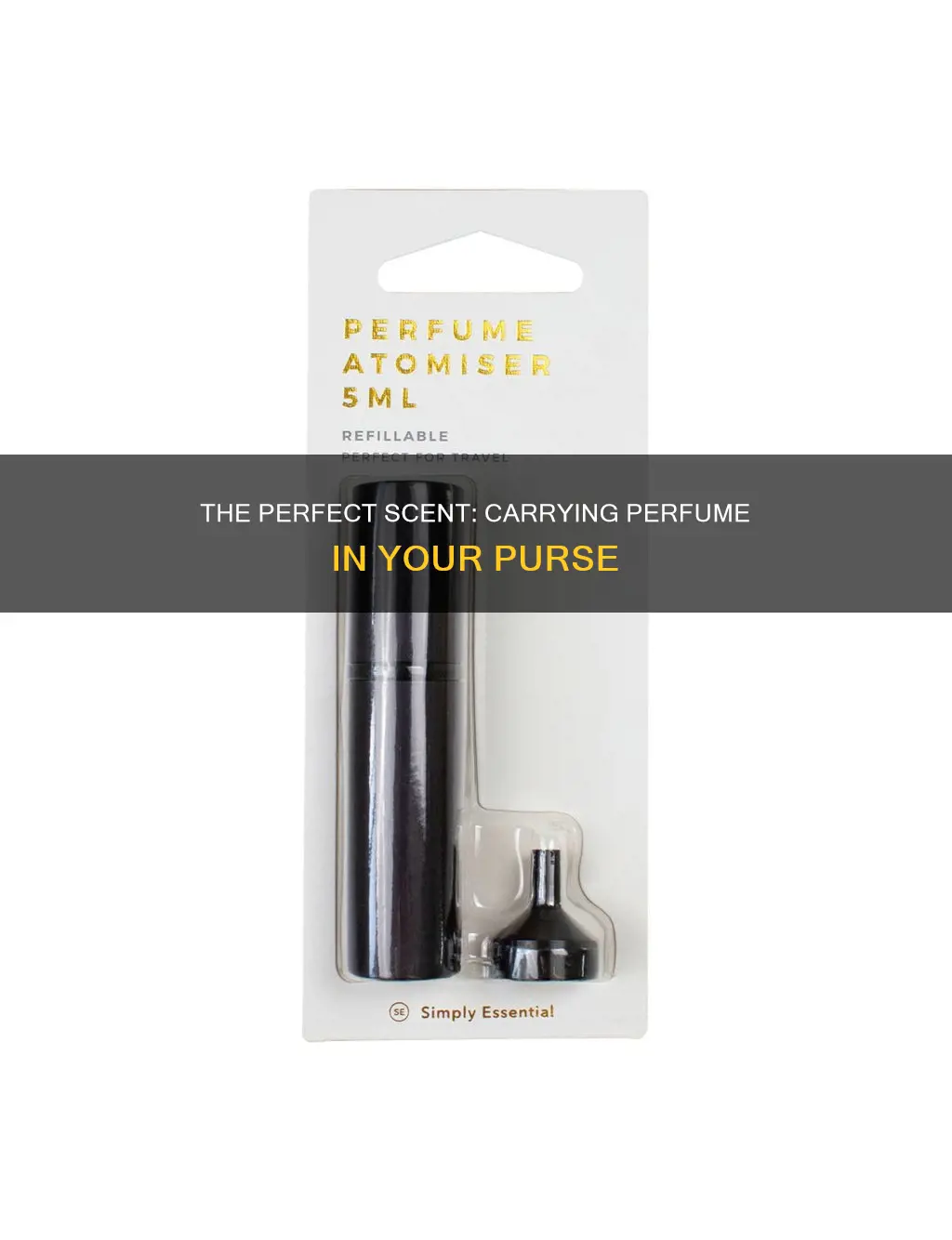 how to carry perfume in purse