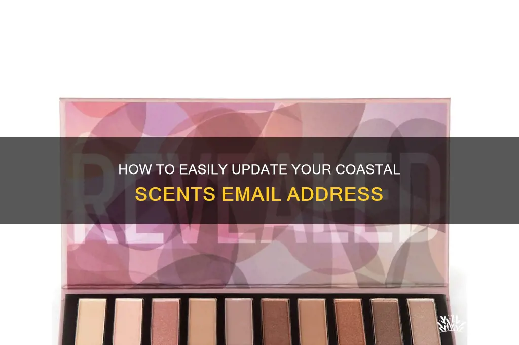 how to change email coastal scents