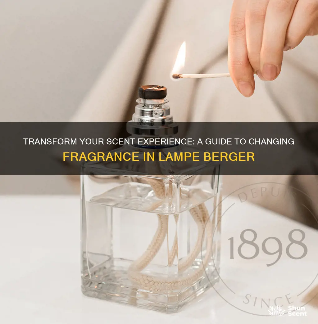 how to change fragrance in lampe berger