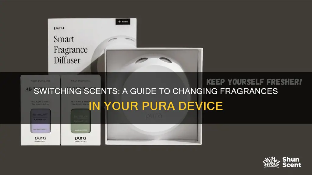 how to change fragrance in pura