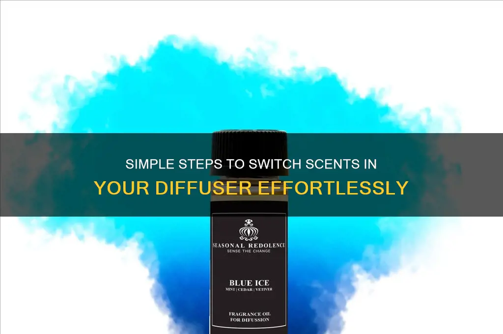 how to change scents in a diffuser