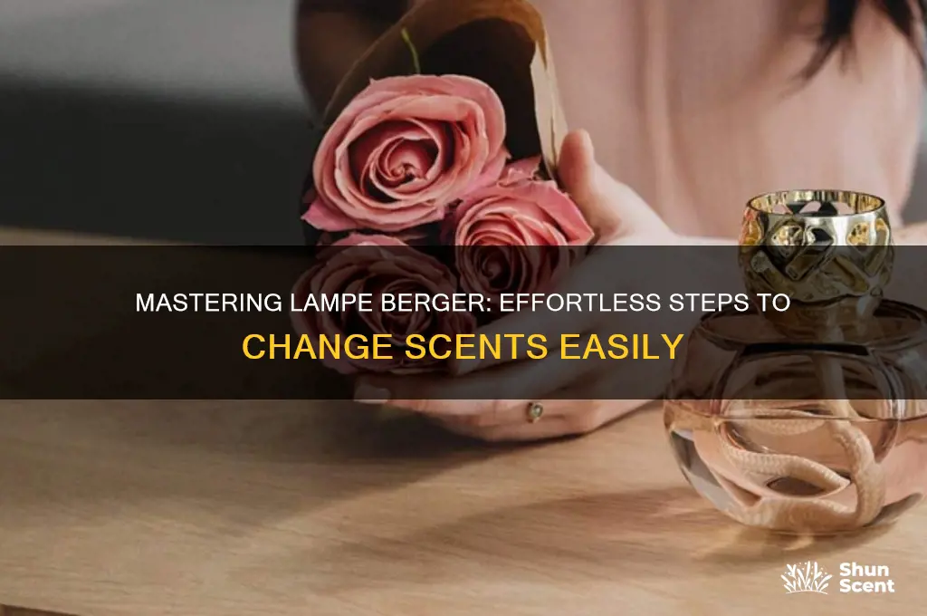 how to change scents in lampe berger