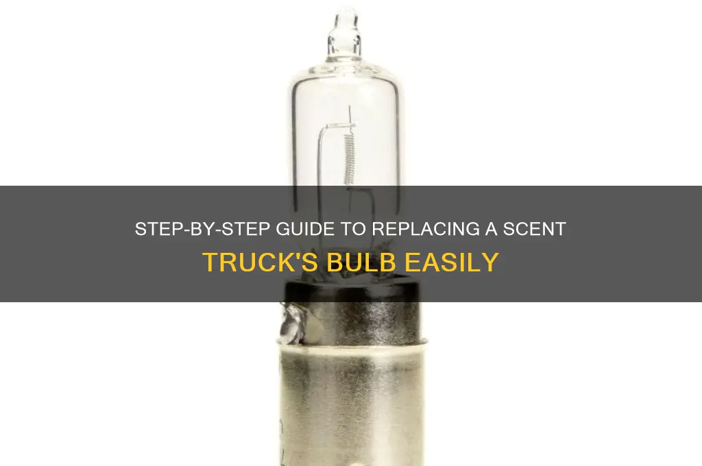 how to changethe bulb n a scents truck