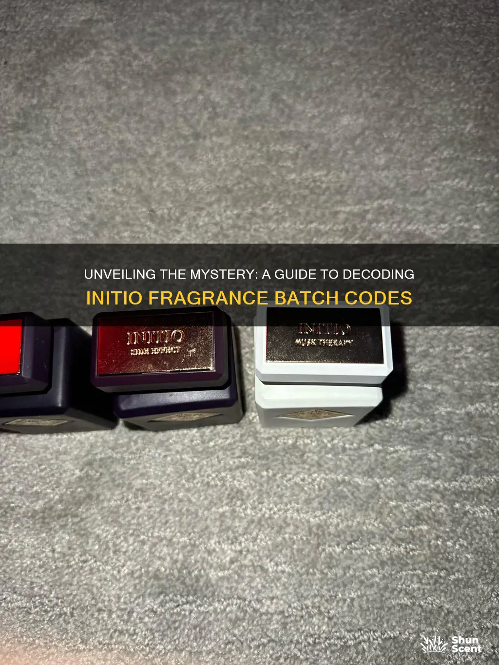 how to check batch codes on initio fragrances