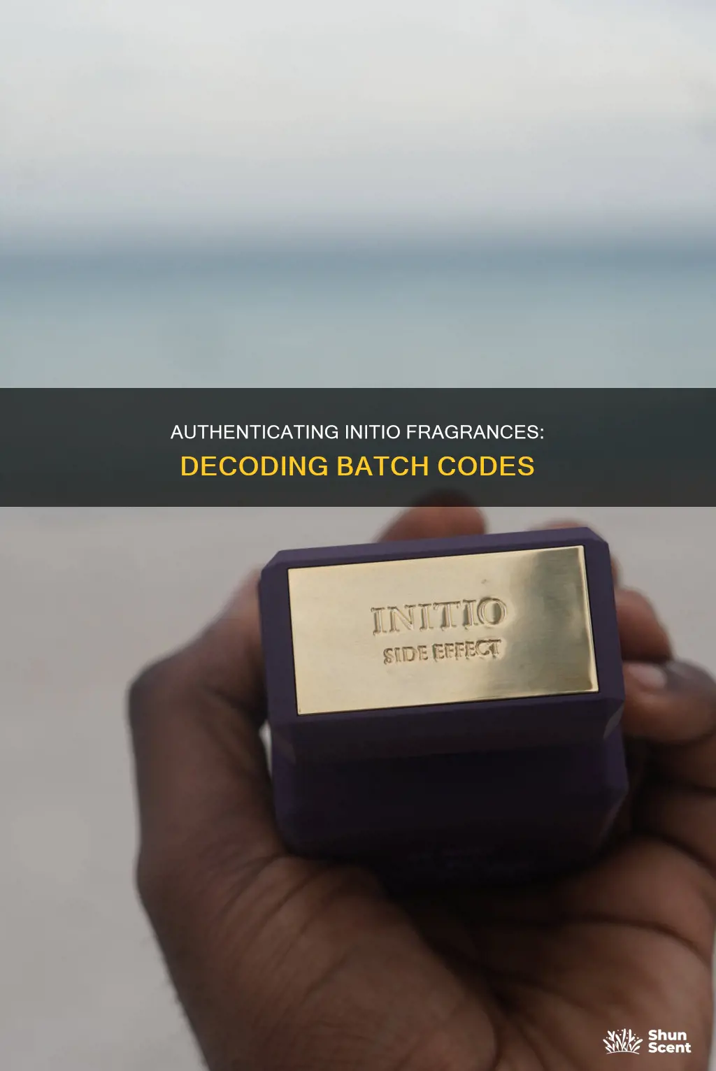 how to check batch codes on initio fragrances