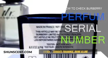 Authenticating Burberry Perfumes: Serial Number Check