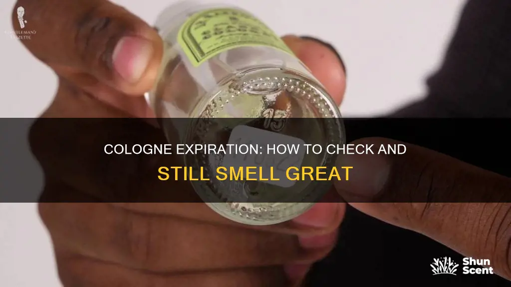 how to check cologne expiration