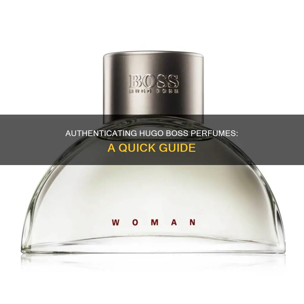 how to check hugo boss perfume authentic