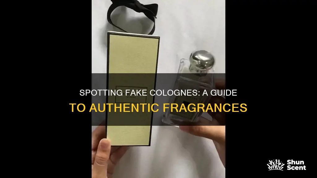 how to check if a cologne is fake