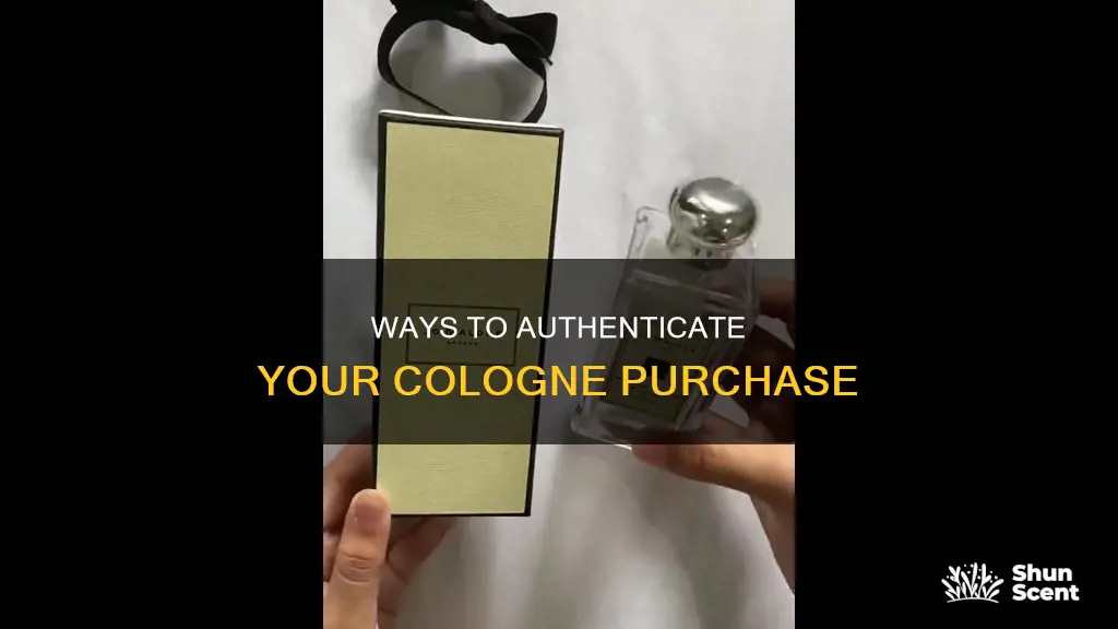 how to check if cologne is real