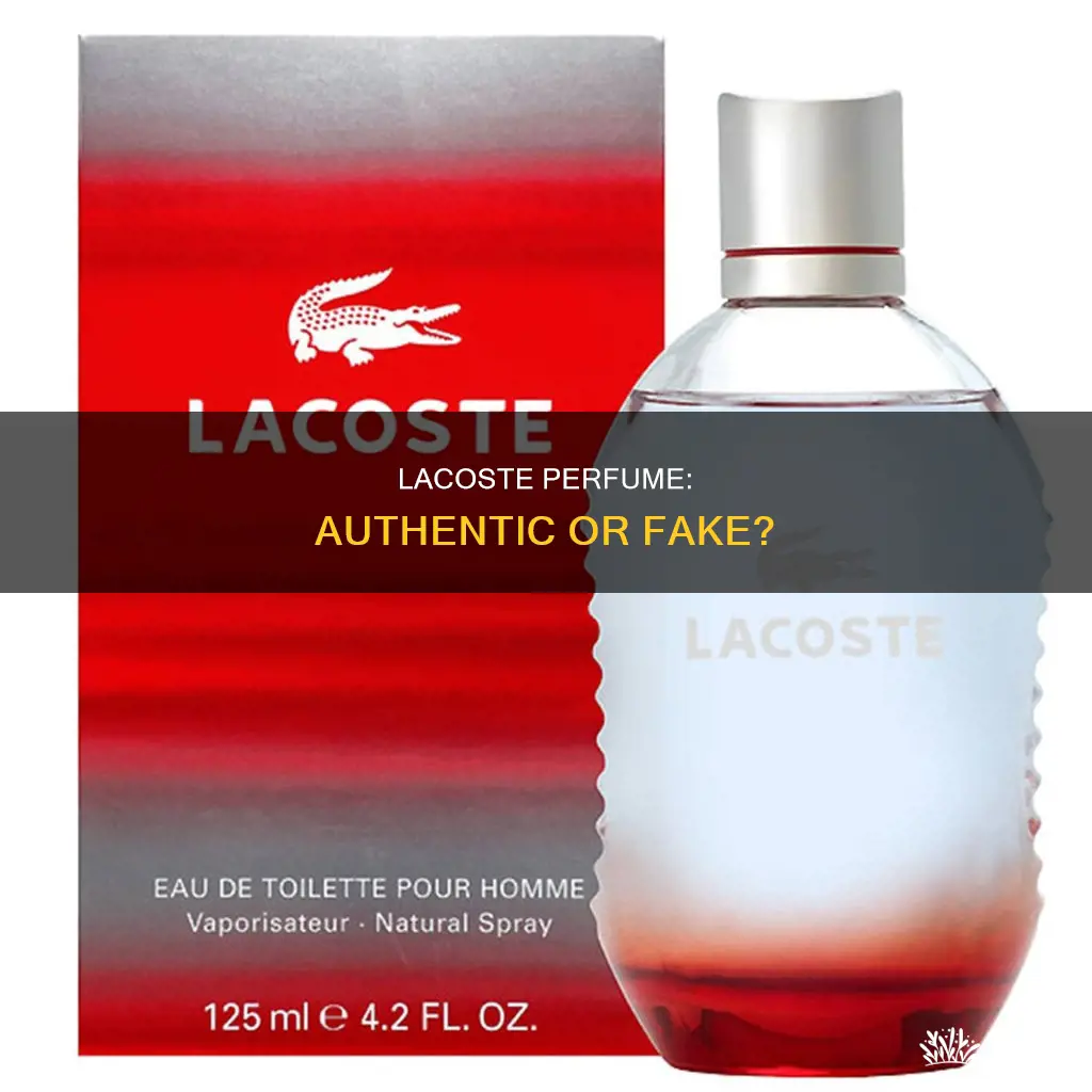 how to check if lacoste perfume is original