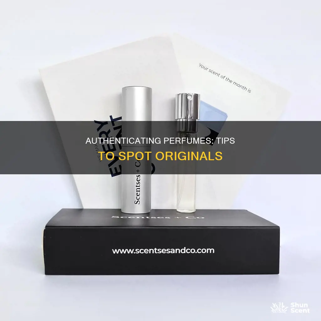 how to check if perfume is original