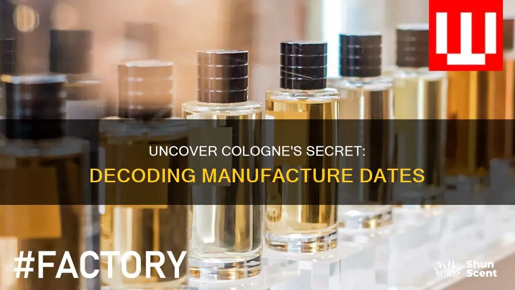 how to check manufacture date on cologne