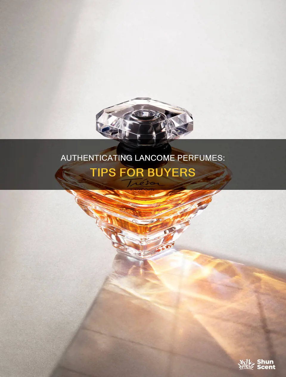 how to check original lancome perfume