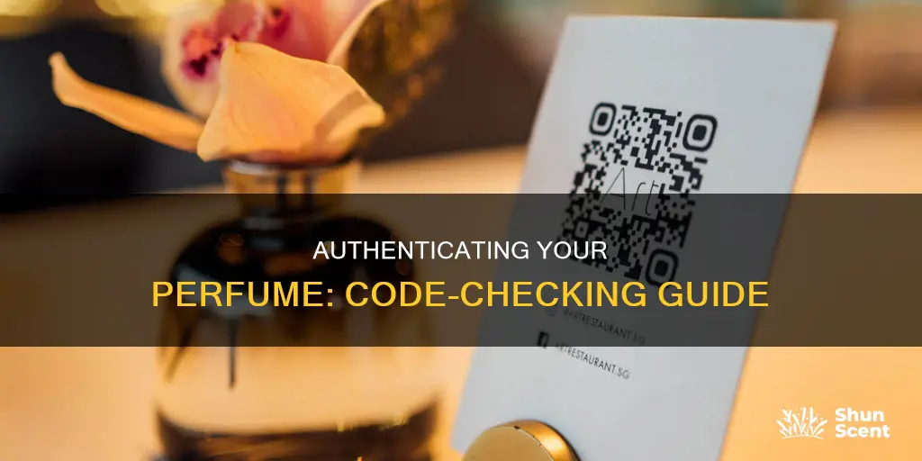 how to check perfume code