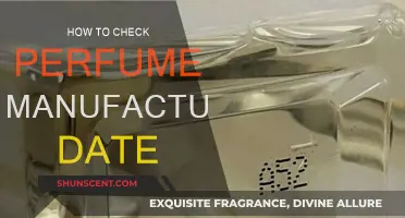 Decoding Scents: Finding the Manufacture Date of Perfumes