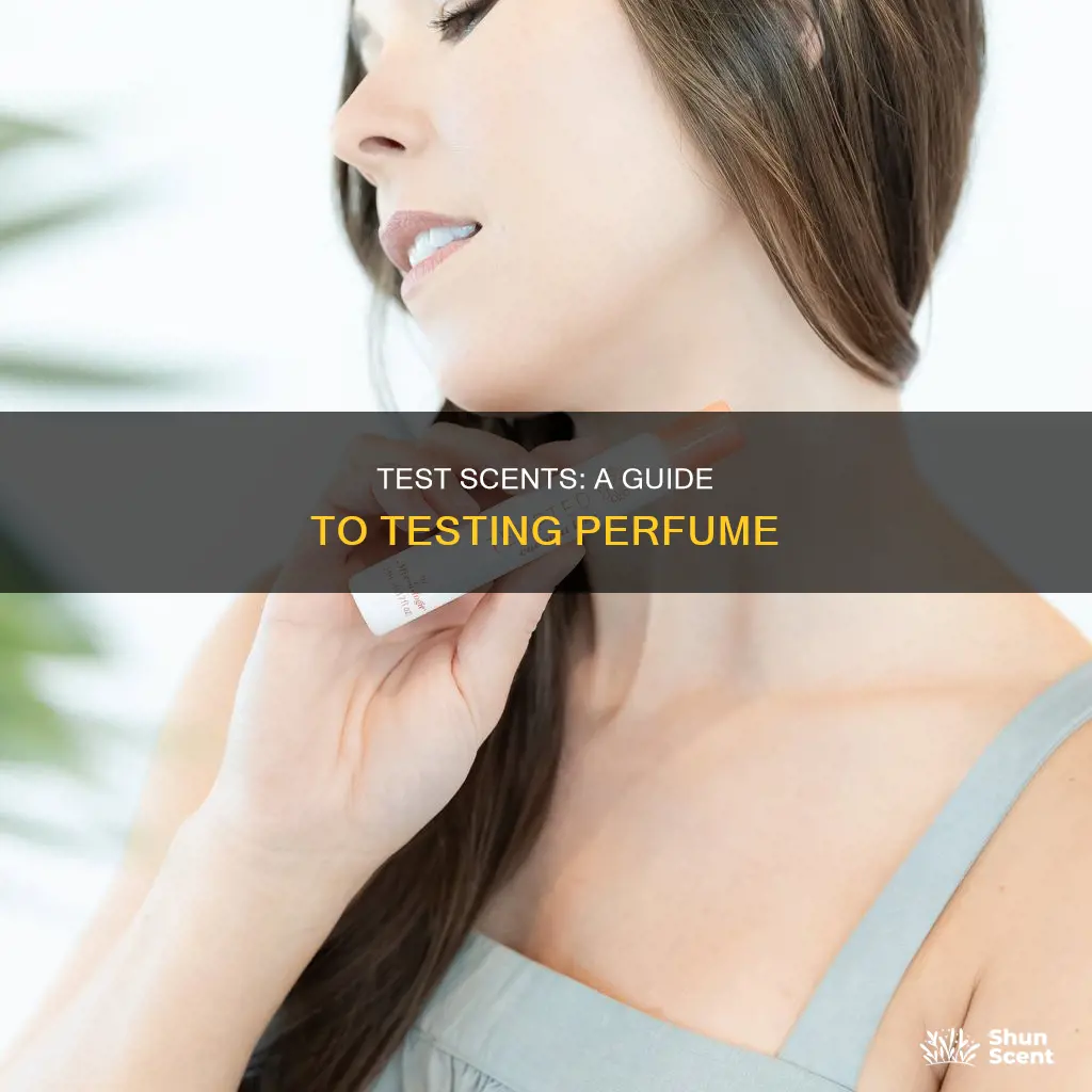 how to check perfume smell