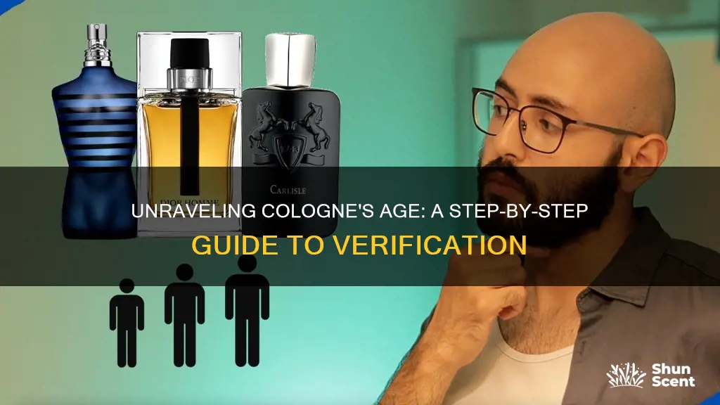 how to check the age of cologne