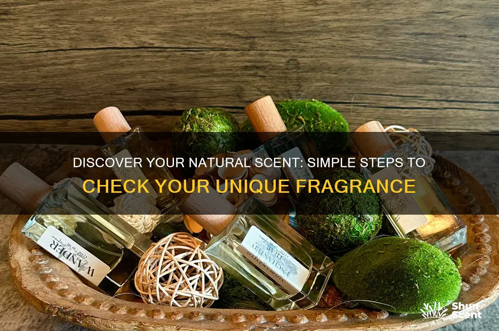 how to check your natural scent