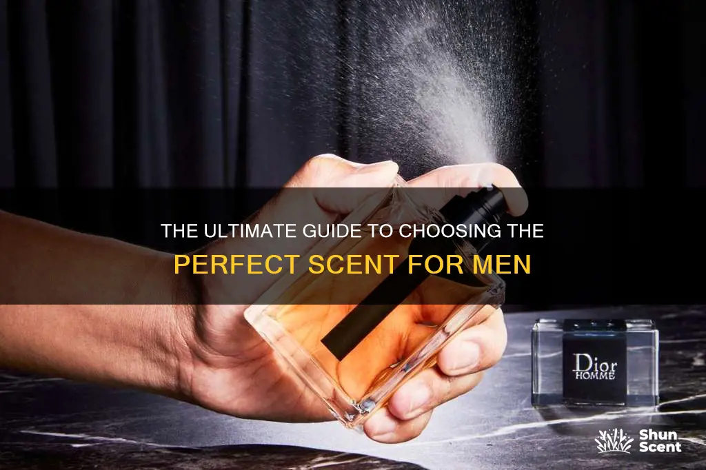 how to choose a fragrance for a man