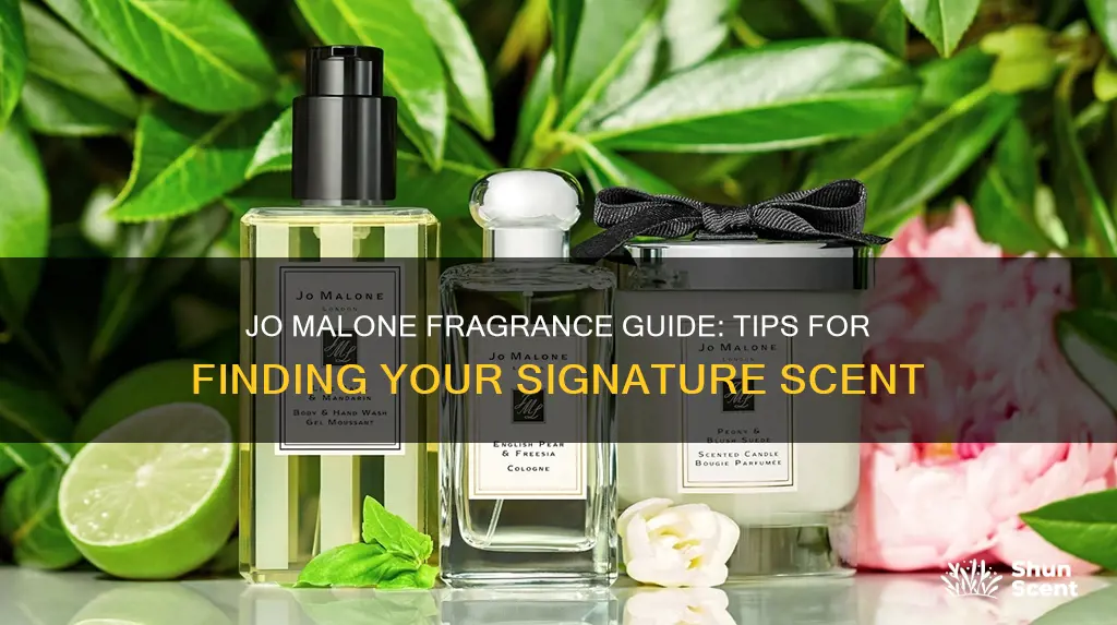 how to choose a jo malone fragrance