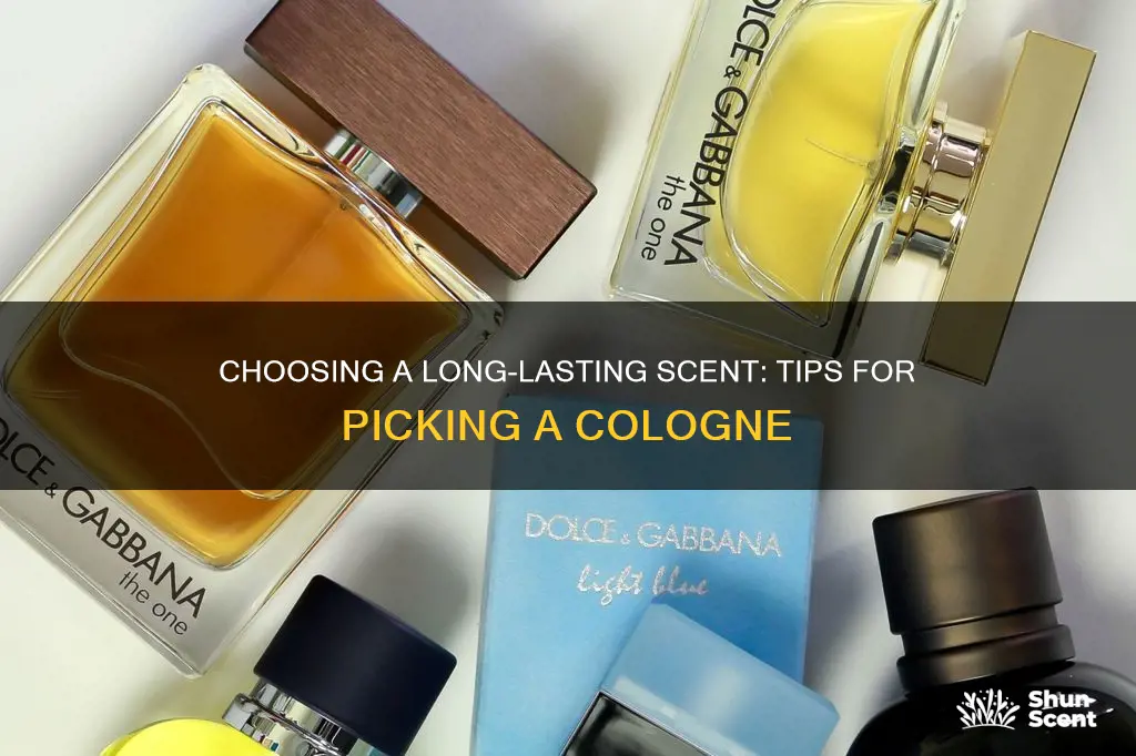 how to choose a long lasting cologne