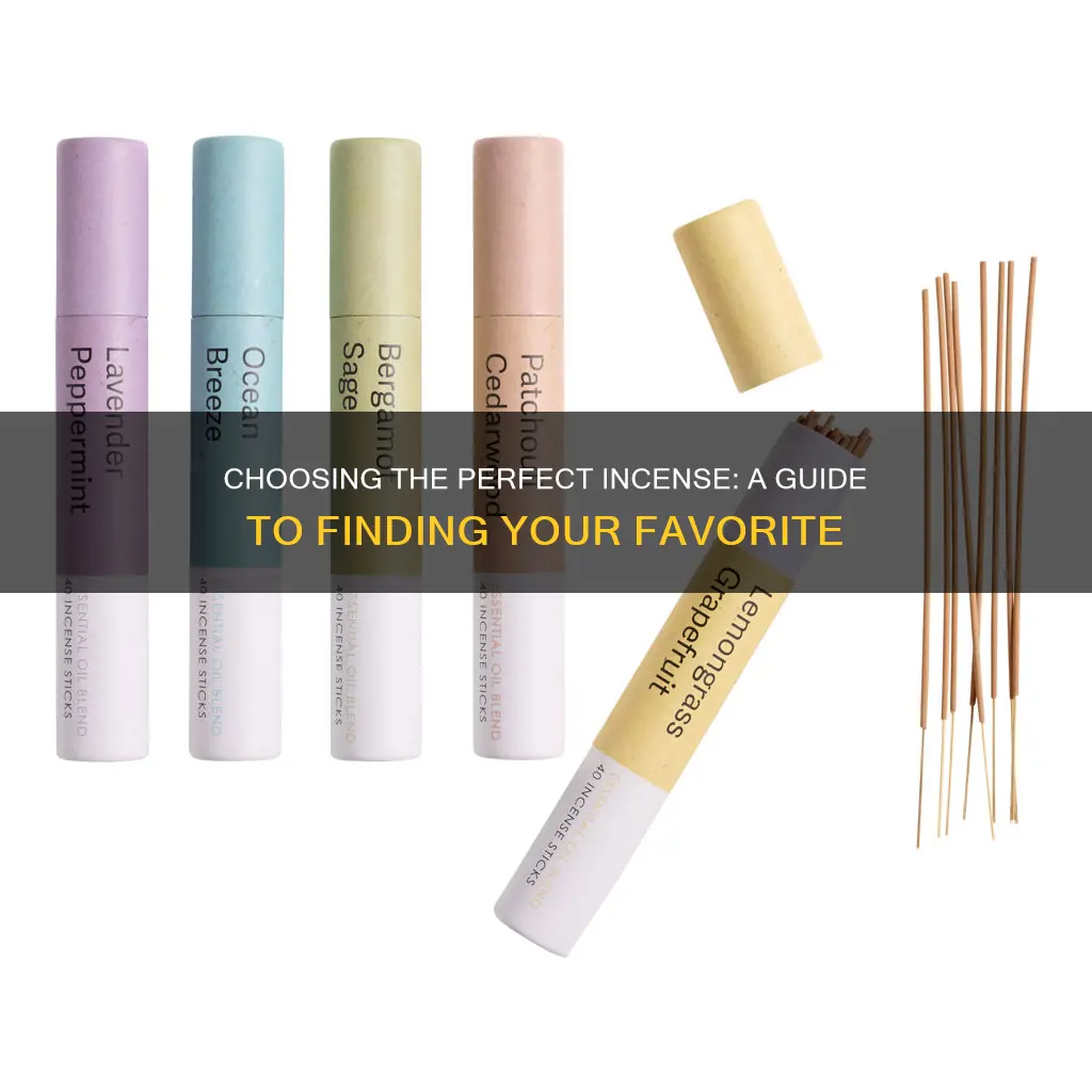 how to choose best incense