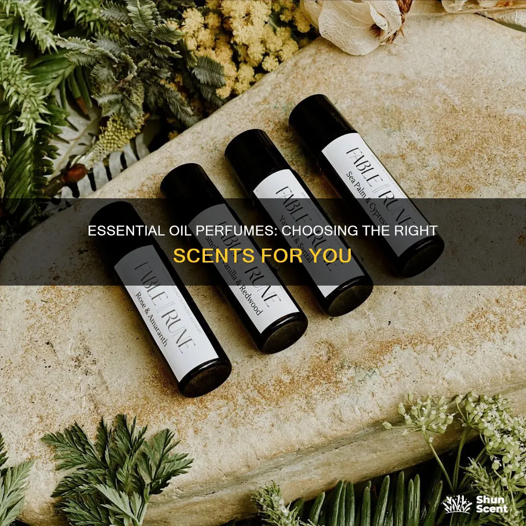 how to choose essential oils for perfume