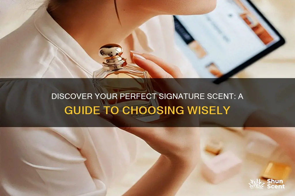 how to choose my signature scent