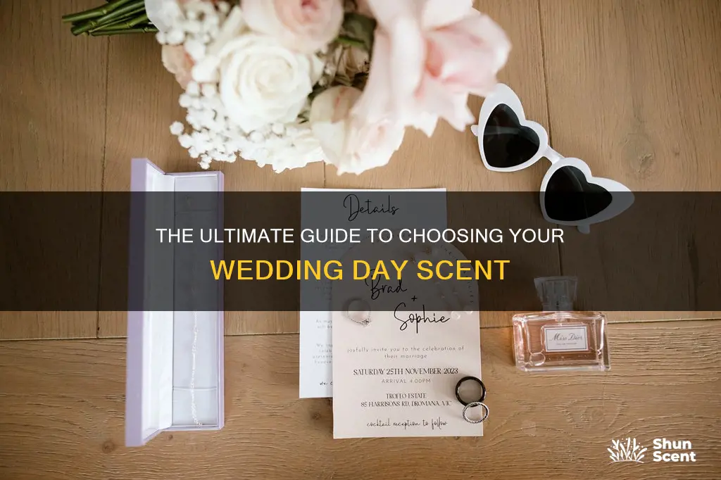 how to choose wedding day fragrance