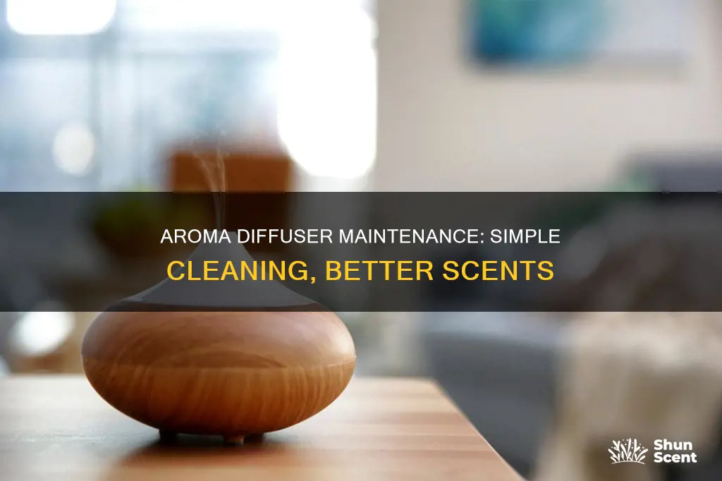 how to clean a aroma diffuser