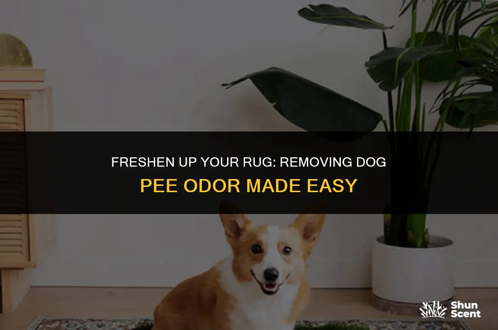 how to clean a rug that smells like dog pee
