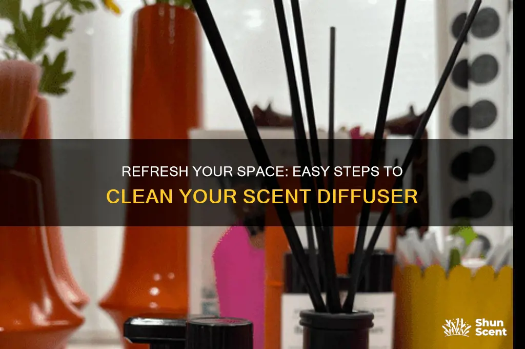 how to clean a scent diffuser