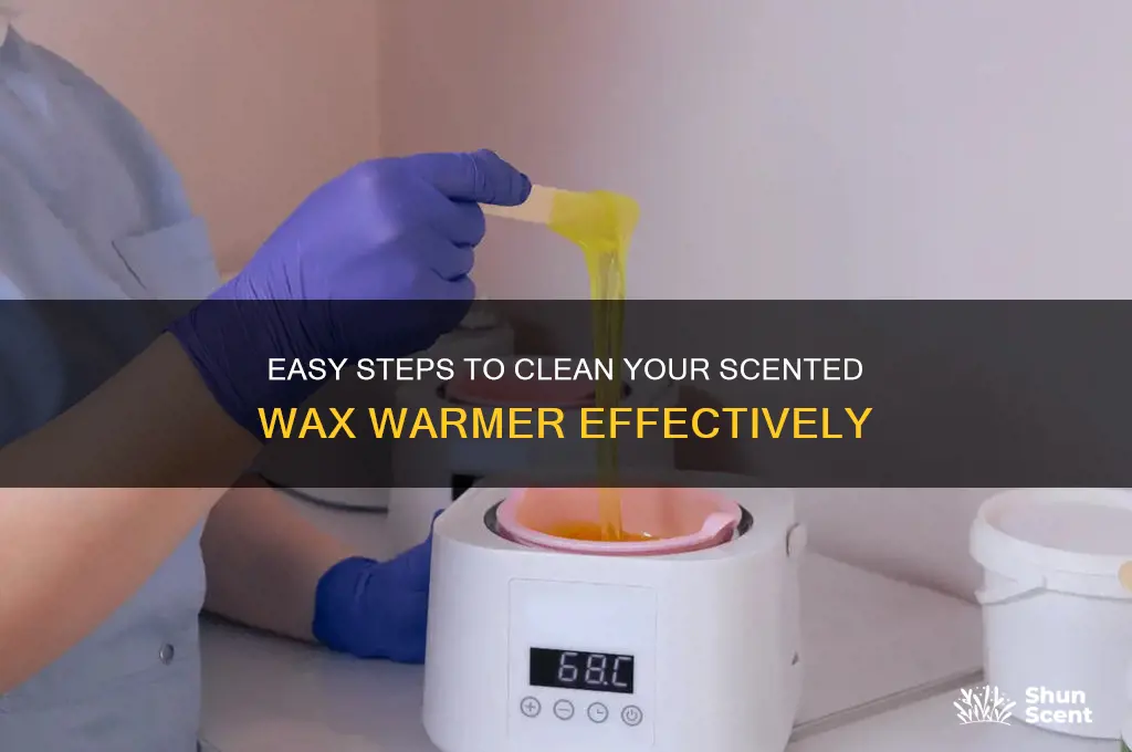 how to clean a scented wax warmer