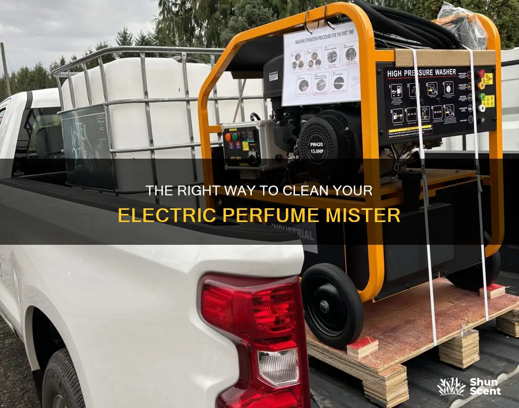 how to clean an electric perfum mister