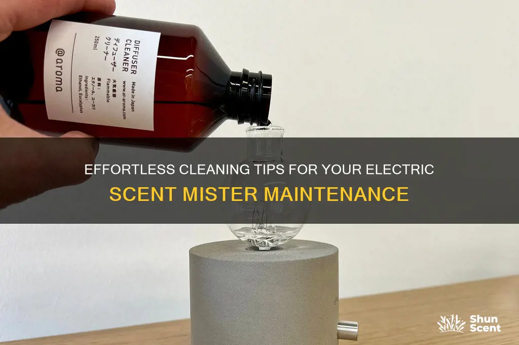 how to clean an electric scent mister