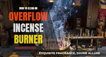 Cleaning an Incense Burner: Tips for Overflow Management